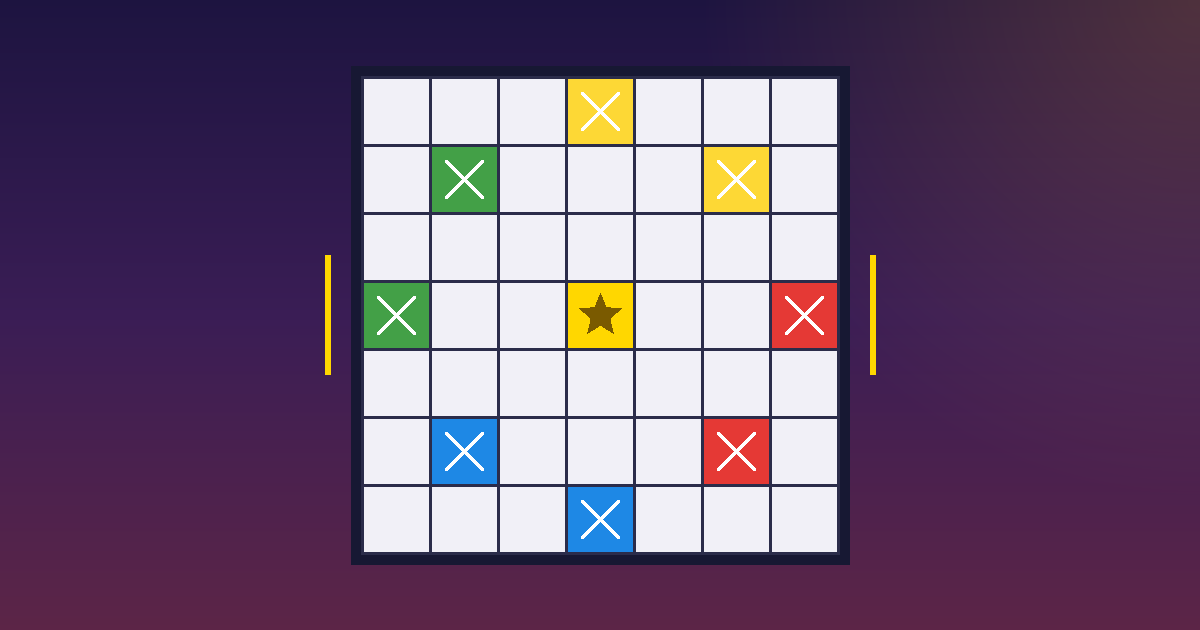 Chowka Bara 7×7 board